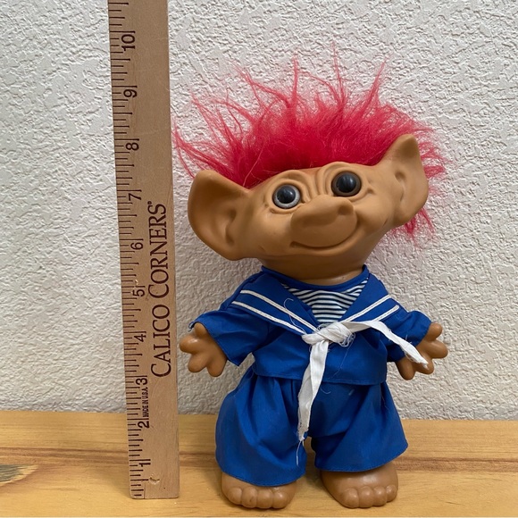 Vintage UNEEDA 8” Sailor Troll Doll - Picture 6 of 12